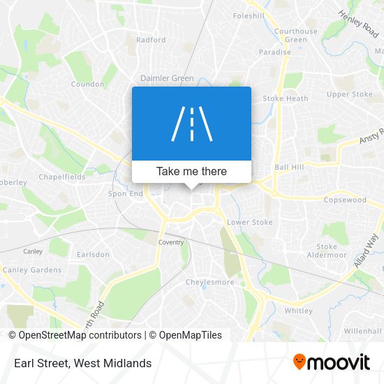 Earl Street map