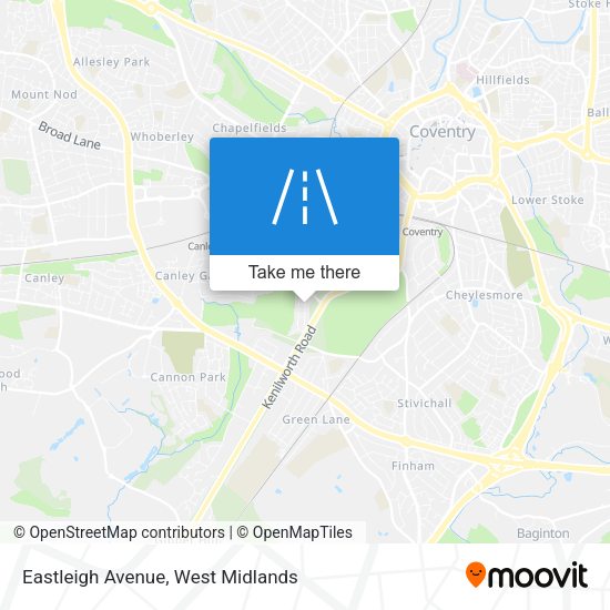 Eastleigh Avenue map