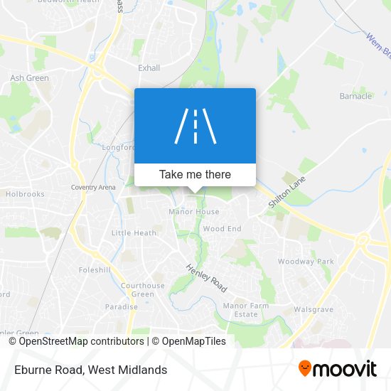 Eburne Road map