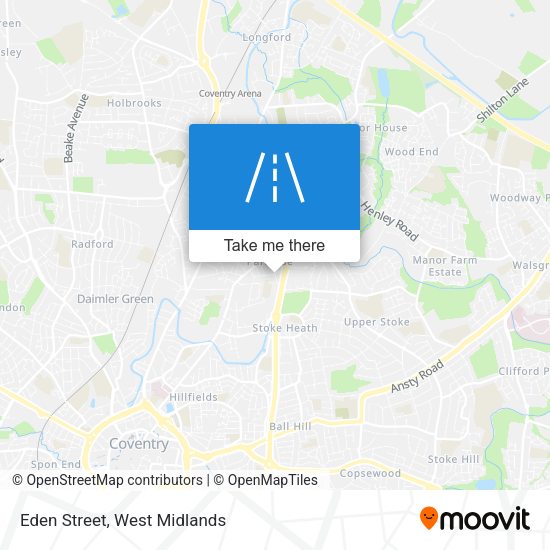 Eden Street map