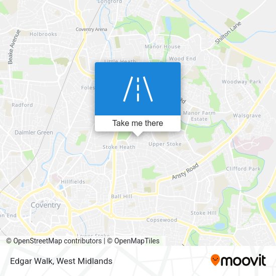 Edgar Walk map