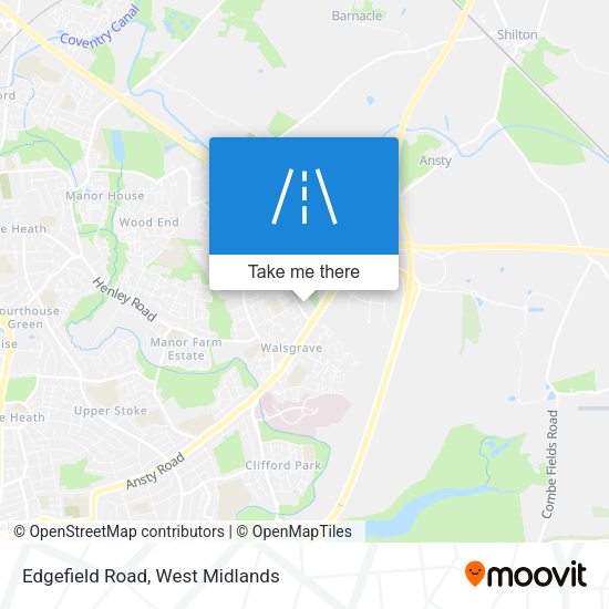 Edgefield Road map