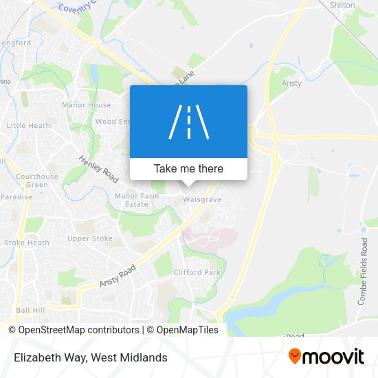 Elizabeth Way map