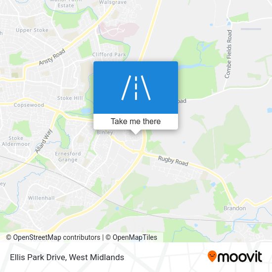 Ellis Park Drive map