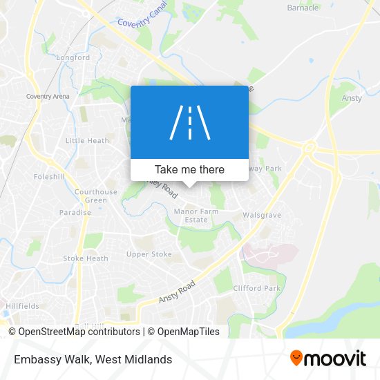 Embassy Walk map