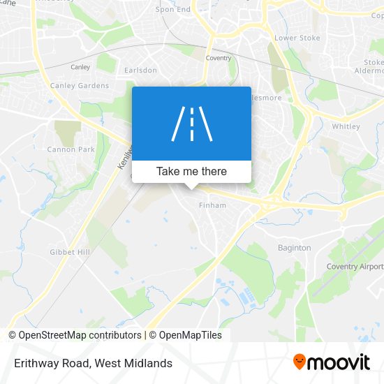 Erithway Road map