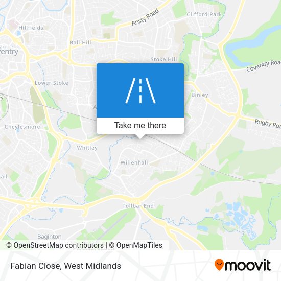 Fabian Close map