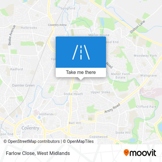 Farlow Close map
