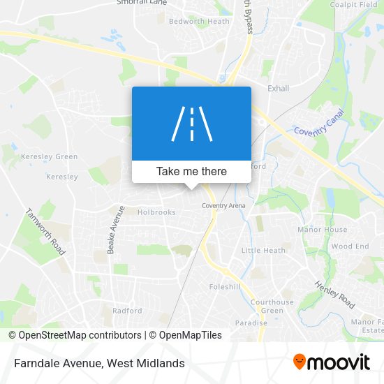 Farndale Avenue map