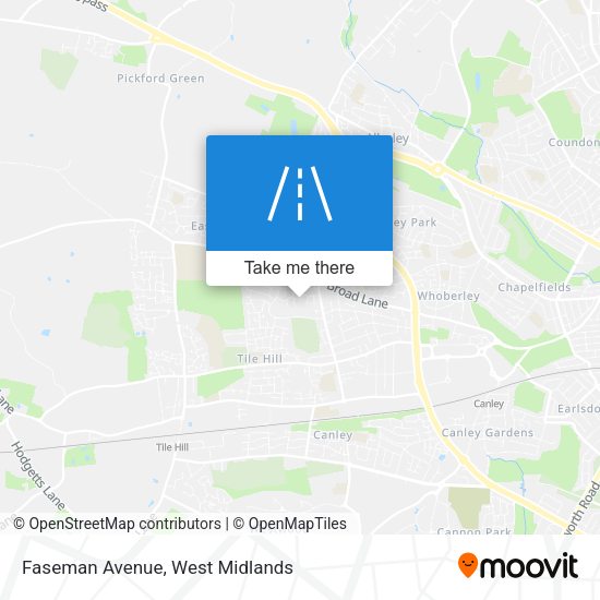 Faseman Avenue map