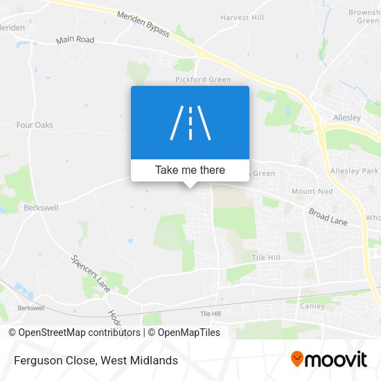 Ferguson Close map