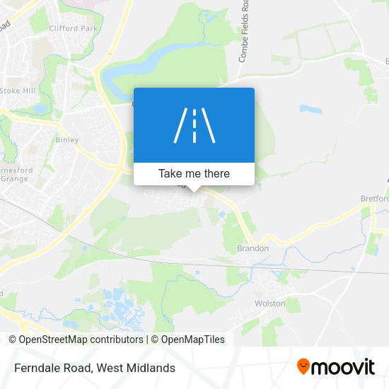 Ferndale Road map