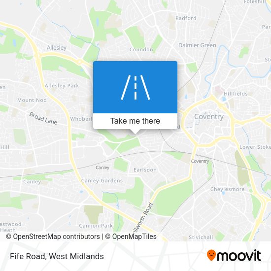 Fife Road map