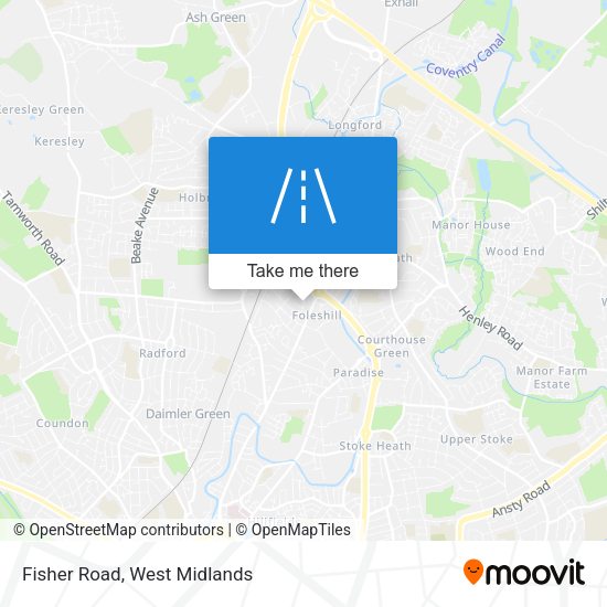 Fisher Road map