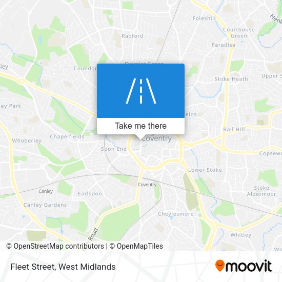 Fleet Street map