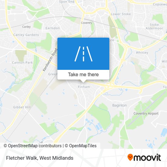 Fletcher Walk map