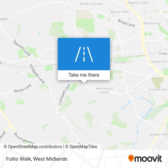 Follis Walk map