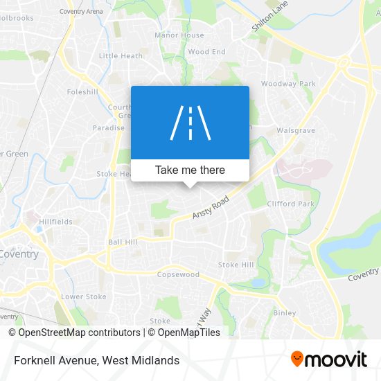 Forknell Avenue map