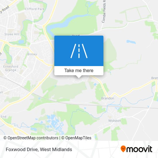 Foxwood Drive map