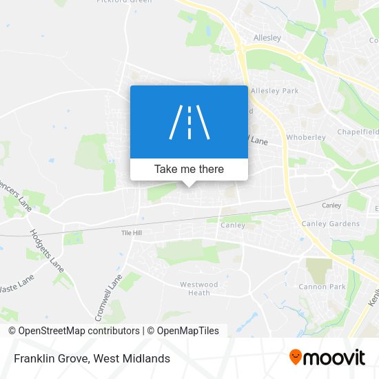 Franklin Grove map