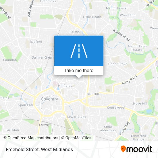 Freehold Street map