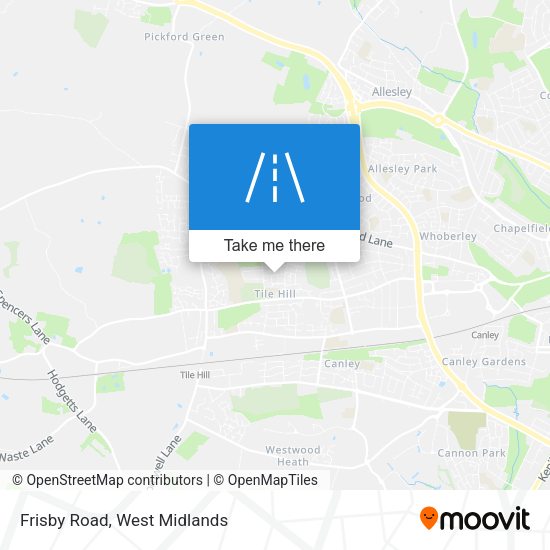 Frisby Road map