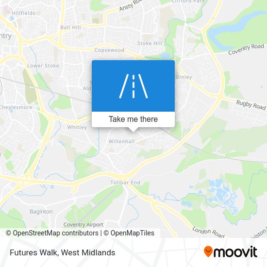 Futures Walk map