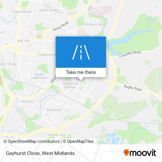Gayhurst Close map