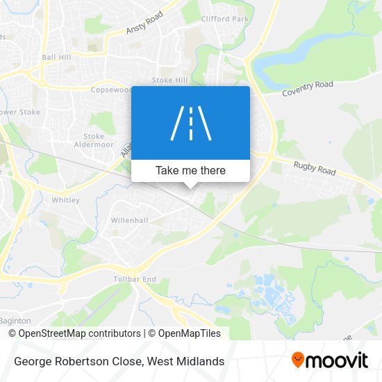 George Robertson Close map