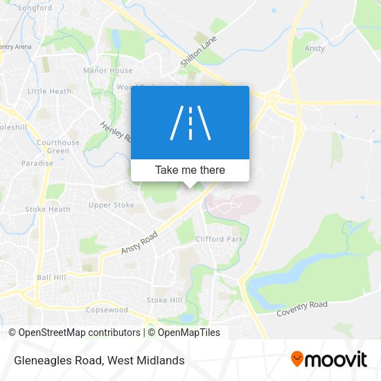Gleneagles Road map