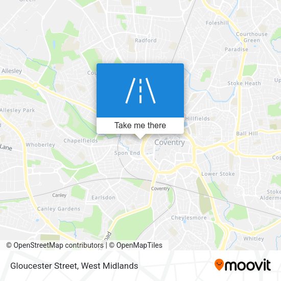 Gloucester Street map