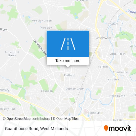 Guardhouse Road map