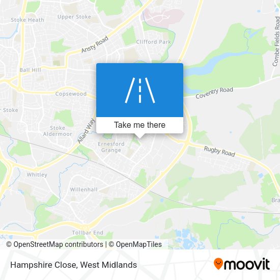 Hampshire Close map