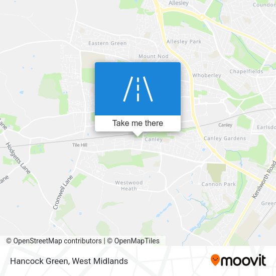 Hancock Green map