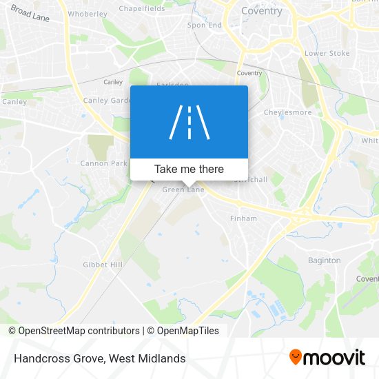 Handcross Grove map