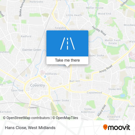 Hans Close map