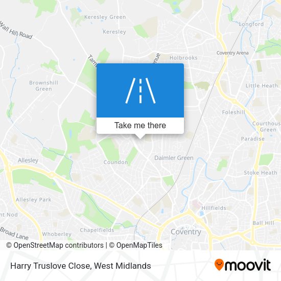 Harry Truslove Close map
