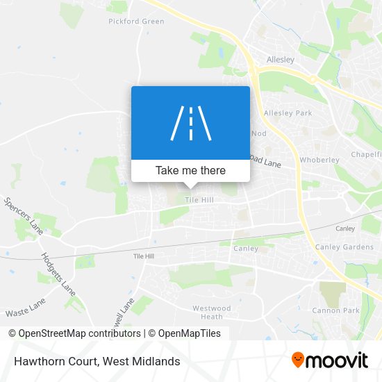 Hawthorn Court map