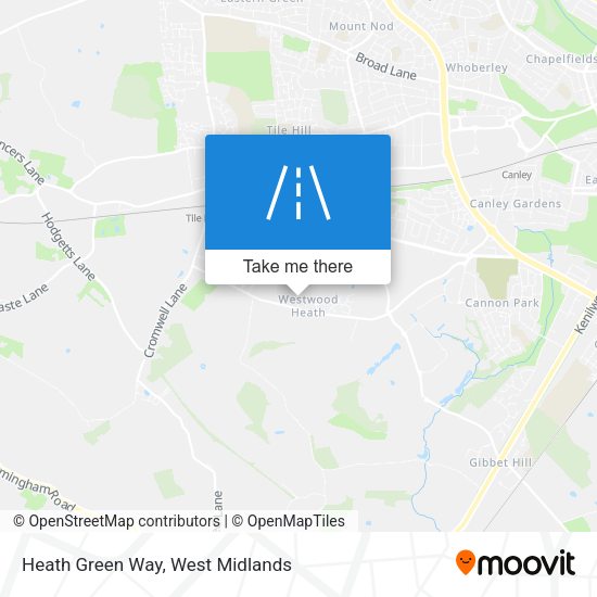 Heath Green Way map