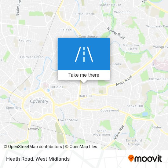 Heath Road map