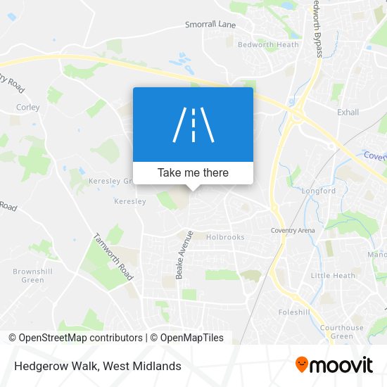 Hedgerow Walk map