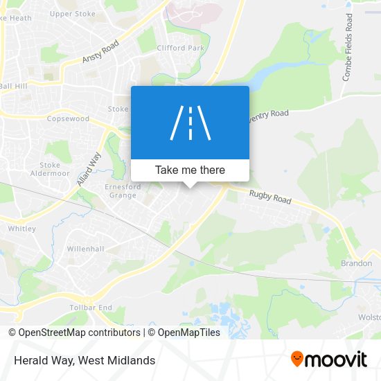 Herald Way map