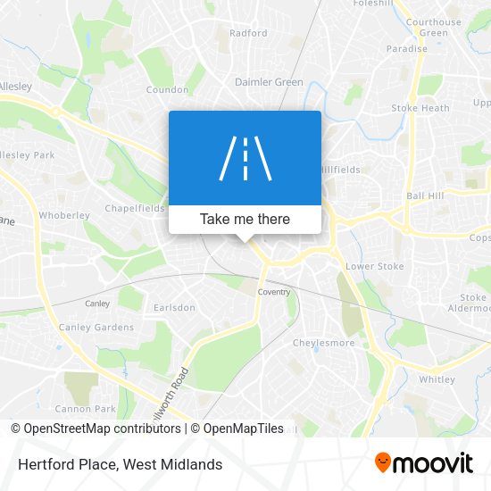 Hertford Place map