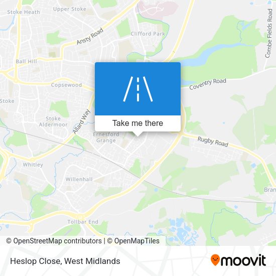Heslop Close map