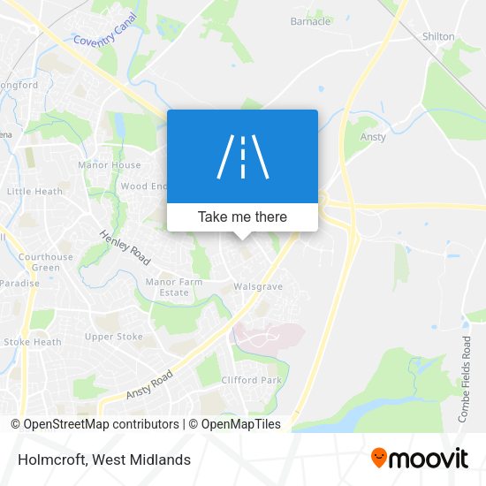 Holmcroft map