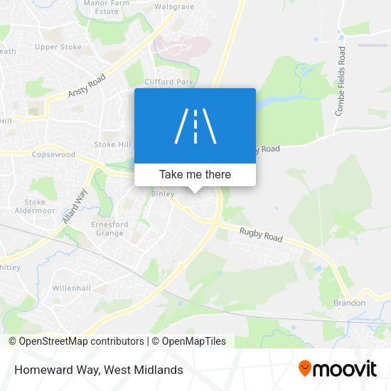 Homeward Way map