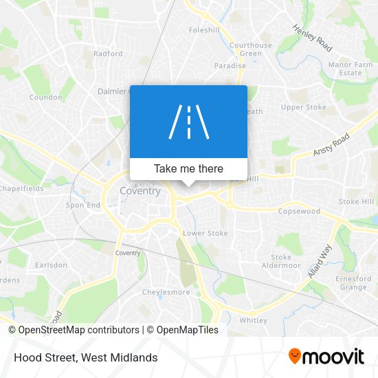 Hood Street map