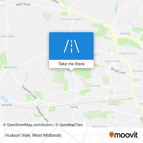 Hudson Vale map