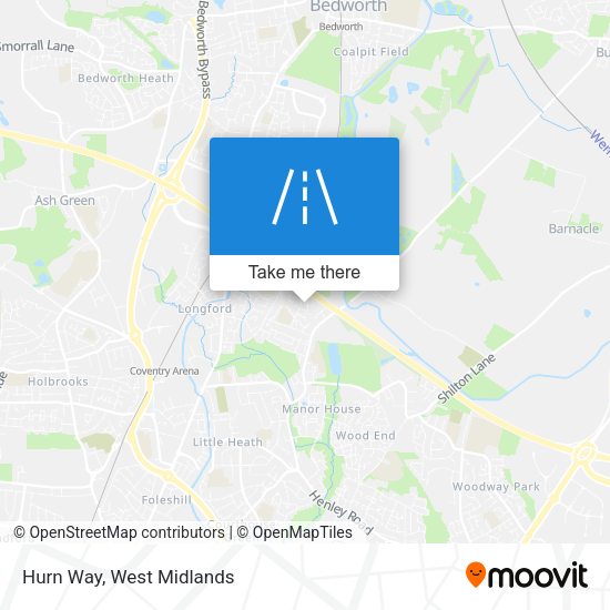 Hurn Way map