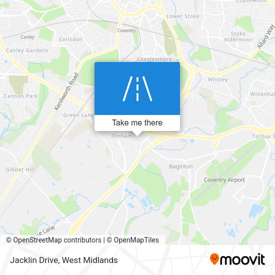 Jacklin Drive map
